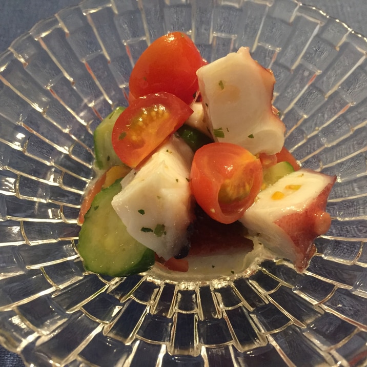 タコのマリネサラダ レシピ 作り方 By Cooking34 楽天レシピ